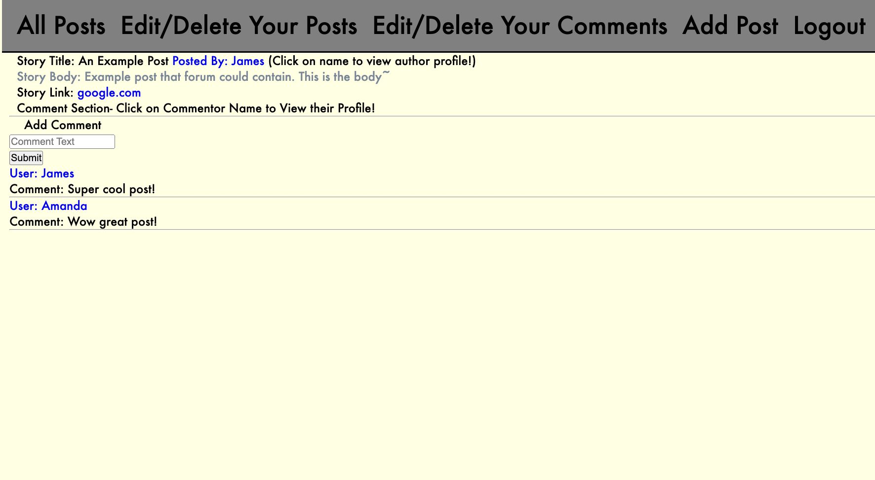 Community-Forum